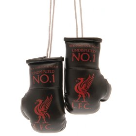 Liverpool FC Black Mini Boxing Gloves
