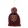(image for) West Ham United FC Hanging Bobble Hat