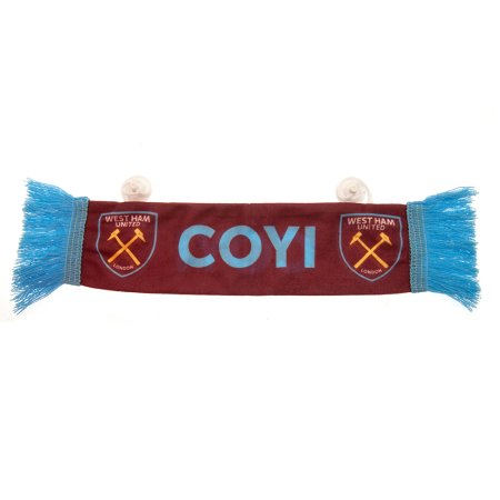 (image for) West Ham United FC Mini Car Scarf