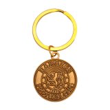 (image for) Rangers FC Antique Gold Ready Crest Keyring