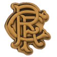Rangers FC Antique Gold Scroll Crest Badge