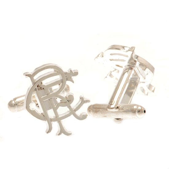 (image for) Rangers FC Silver Plated RFC Cufflinks