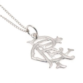 (image for) Rangers FC Sterling Silver Pendant & Chain Medium