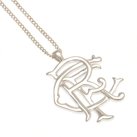 (image for) Rangers FC Sterling Silver Pendant & Chain Fixed