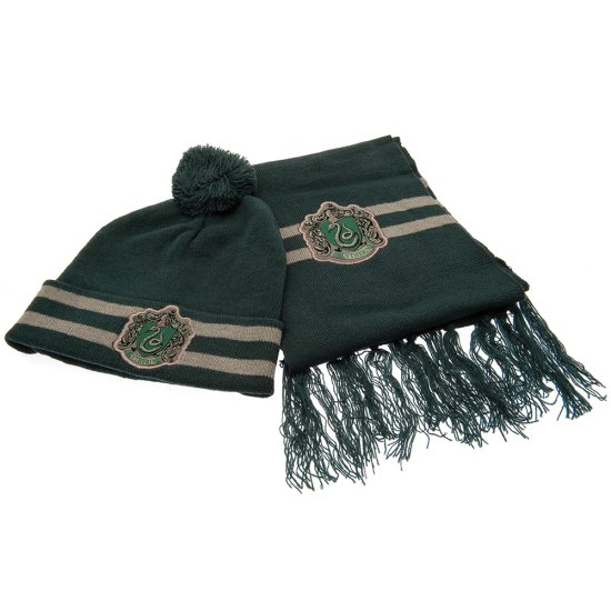 (image for) Harry Potter Junior Beanie & Scarf Slytherin