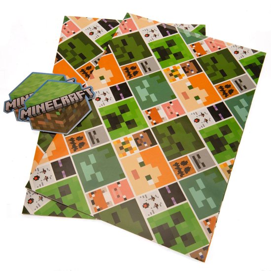 (image for) Minecraft Gift Wrap