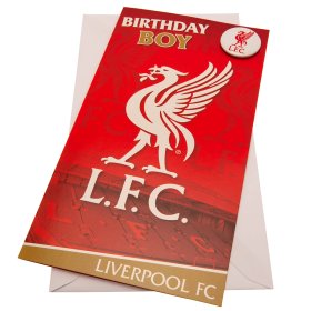 Liverpool FC Boy Birthday Card