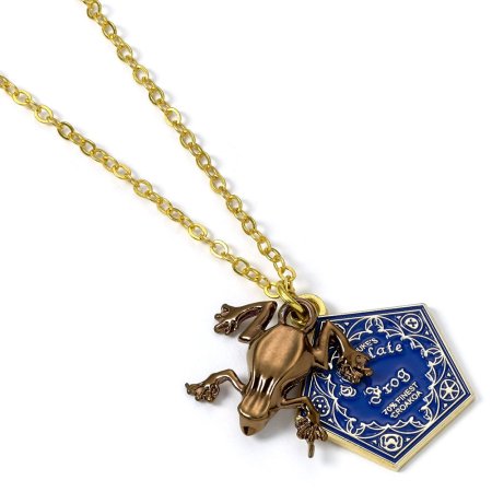 (image for) Harry Potter Gold Plated Necklace Chocolate Frog