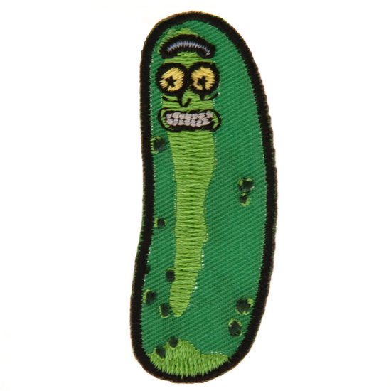(image for) Rick And Morty Iron-On Patch Pickle Rick