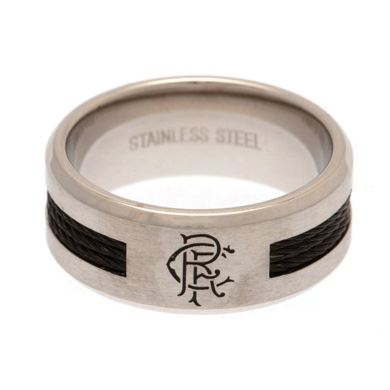 (image for) Rangers FC Black Inlay Ring Large