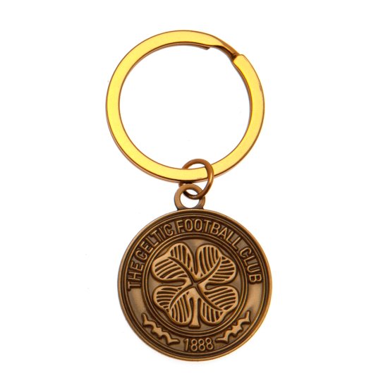 (image for) Celtic FC Antique Gold Crest Keyring