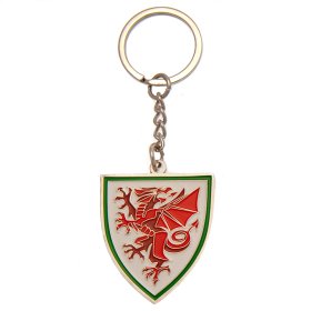 FA Wales Crest Keyring