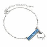 (image for) Harry Potter Silver Plated Bar Bracelet Ravenclaw