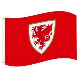 FA Wales Core Crest Flag