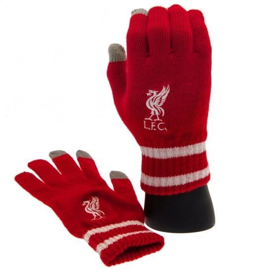 (image for) Liverpool FC Touchscreen Knitted Gloves Youths RD