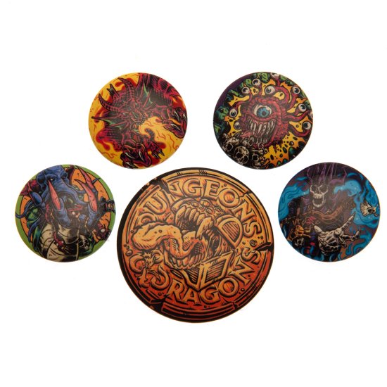 (image for) Dungeons & Dragons Button Badge Set