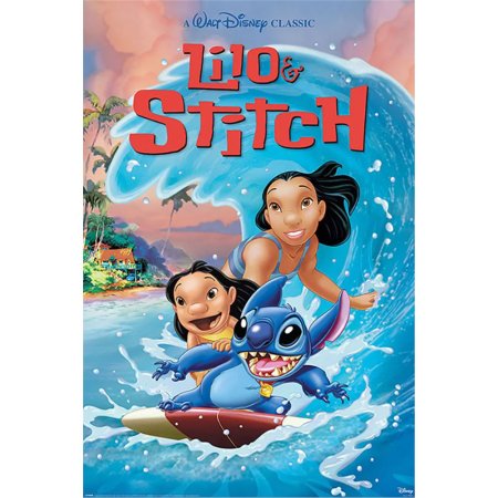 (image for) Lilo & Stitch Poster Wave Surf 178