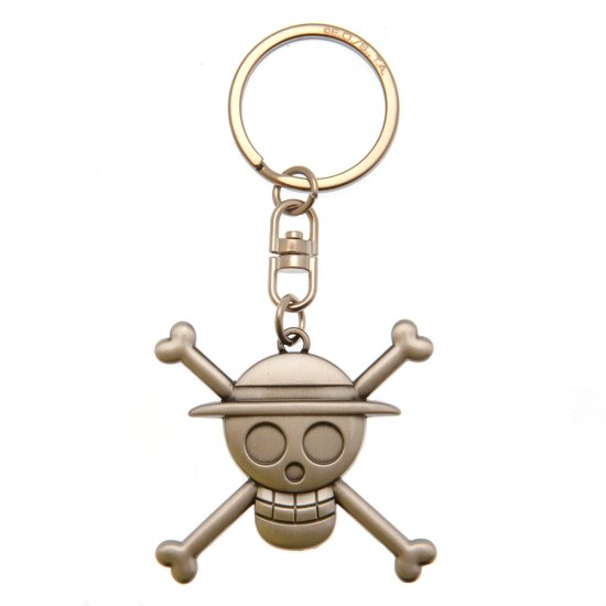 (image for) One Piece 3D Metal Keyring Luffy Skull