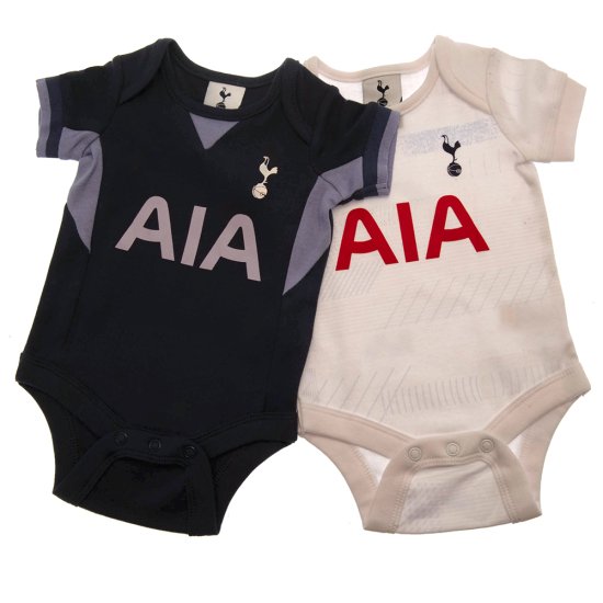 (image for) Tottenham Hotspur FC 2 Pack Bodysuit 12/18 mths GD - Click Image to Close