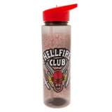 Stranger Things Plastic Drinks Bottle Hellfire Club