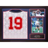 (image for) England FA 1990 Gascoigne Signed Shirt (Framed)