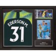 (image for) Manchester City FC Ederson Signed Shirt (Framed)