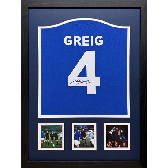 (image for) Rangers FC 1972 Greig Signed Shirt (Framed)