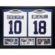 (image for) Tottenham Hotspur FC 1994 Klinsmann & Sheringham Signed Shirts (Dual Framed)