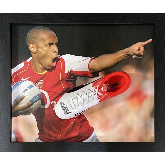 (image for) Arsenal FC Henry Signed Boot (Framed)