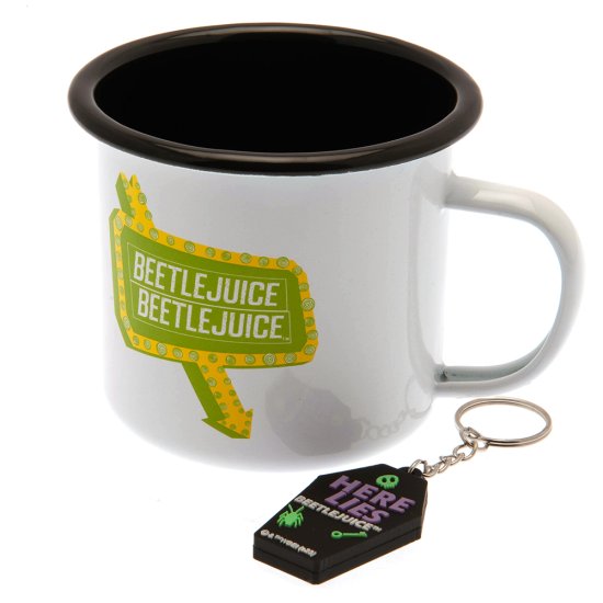 (image for) Beetlejuice Enamel Mug & Keyring Set