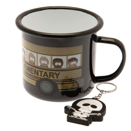 (image for) South Park Enamel Mug & Keyring Set