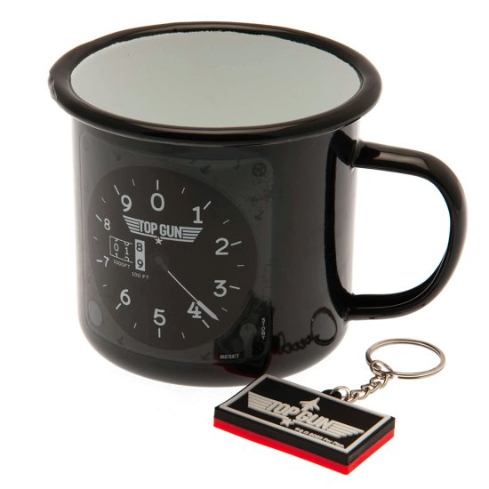 (image for) Top Gun Enamel Mug & Keyring Set - Click Image to Close