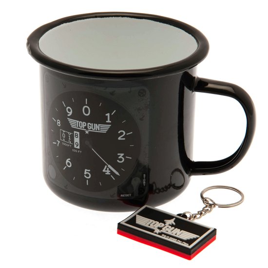 (image for) Top Gun Enamel Mug & Keyring Set