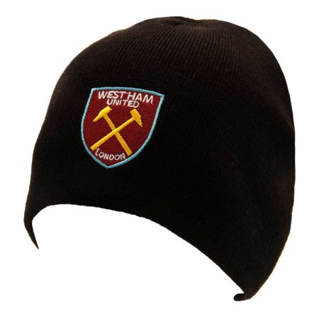 (image for) West Ham United FC Black Beanie