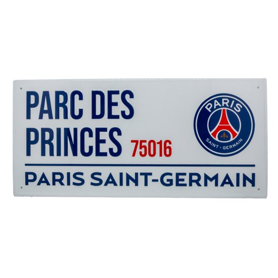 (image for) Paris Saint Germain FC White Street Sign