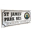 (image for) Newcastle United FC Retro Street Sign