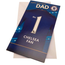 Chelsea FC No. 1 Dad Birthday Card