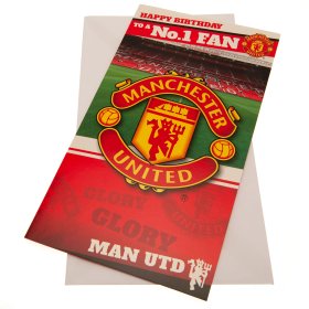 (image for) Manchester United FC No. 1 Fan Birthday Card