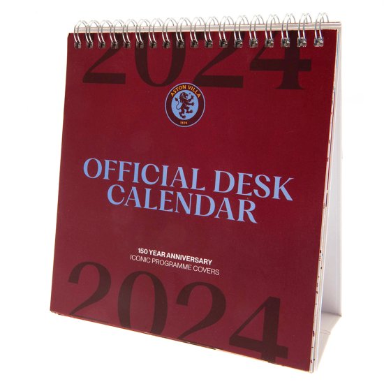 (image for) Aston Villa FC Desktop Calendar 2024 - Click Image to Close