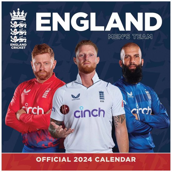 (image for) England Cricket Square Calendar 2024