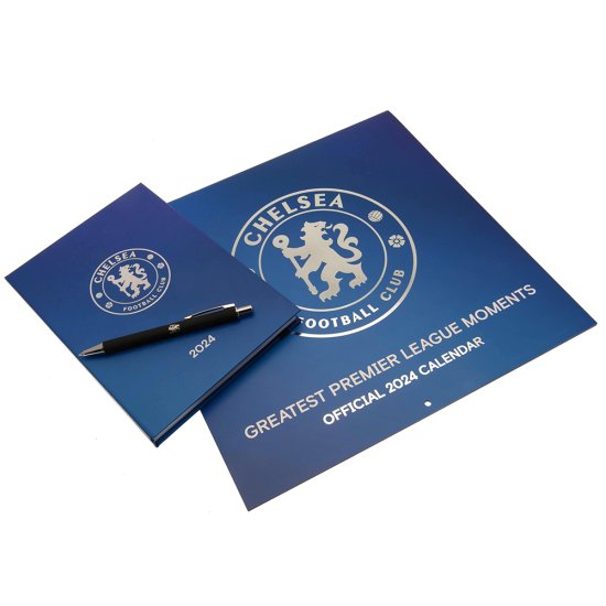 (image for) Chelsea FC Calendar & Diary Musical Gift Box 2024 - Click Image to Close