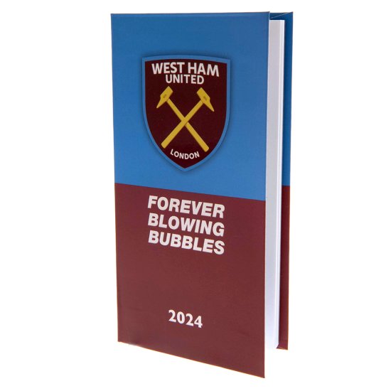 (image for) West Ham United FC Slim Diary 2024