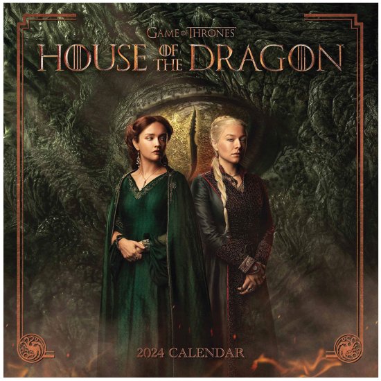 (image for) House Of The Dragon Square Calendar 2024