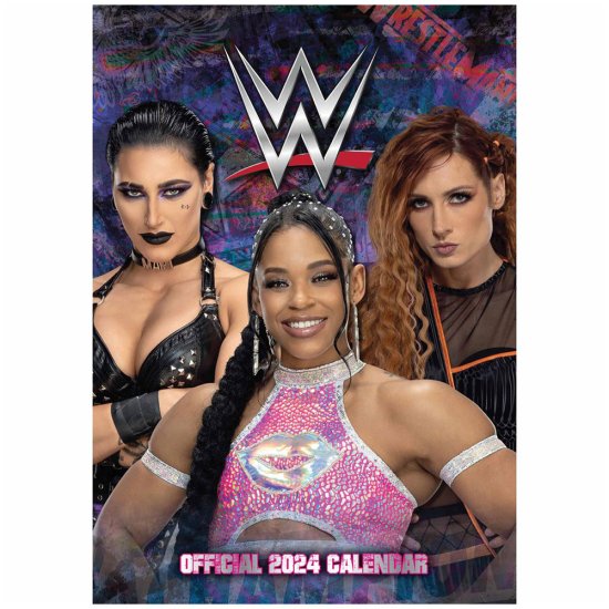 (image for) WWE Women A3 Calendar 2024