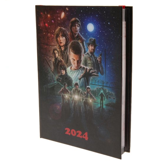 (image for) Stranger Things A5 Diary 2024