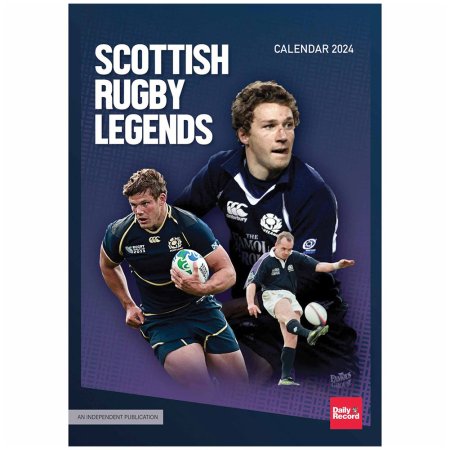 (image for) Scotland RU A3 Calendar 2024