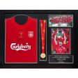 (image for) Liverpool FC 2005 Gerrard Signed Shirt & Medal (Framed)