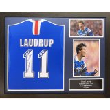 Rangers FC Laudrup Signed Shirt (Framed)