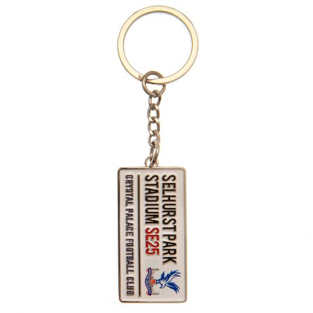 (image for) Crystal Palace FC Embossed Street Sign Keyring