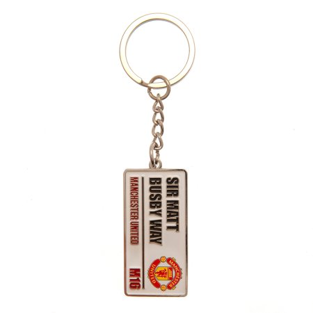 (image for) Manchester United FC Embossed Street Sign Keyring